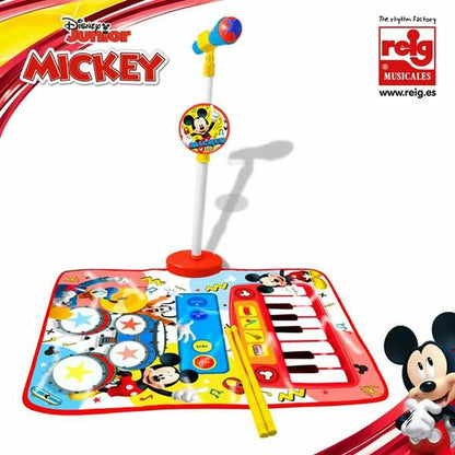 Koberec na Hranie Mickey Mouse Muzikál - Hračky a Hry Hudobné Nástroje pre Deti