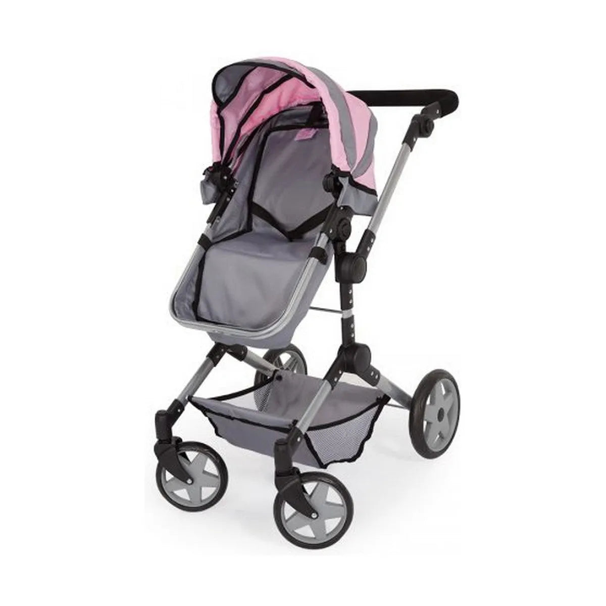 Kočík pre Bábiky Reig Pram Neo Pro Sivá 57 Cm - Kočíky