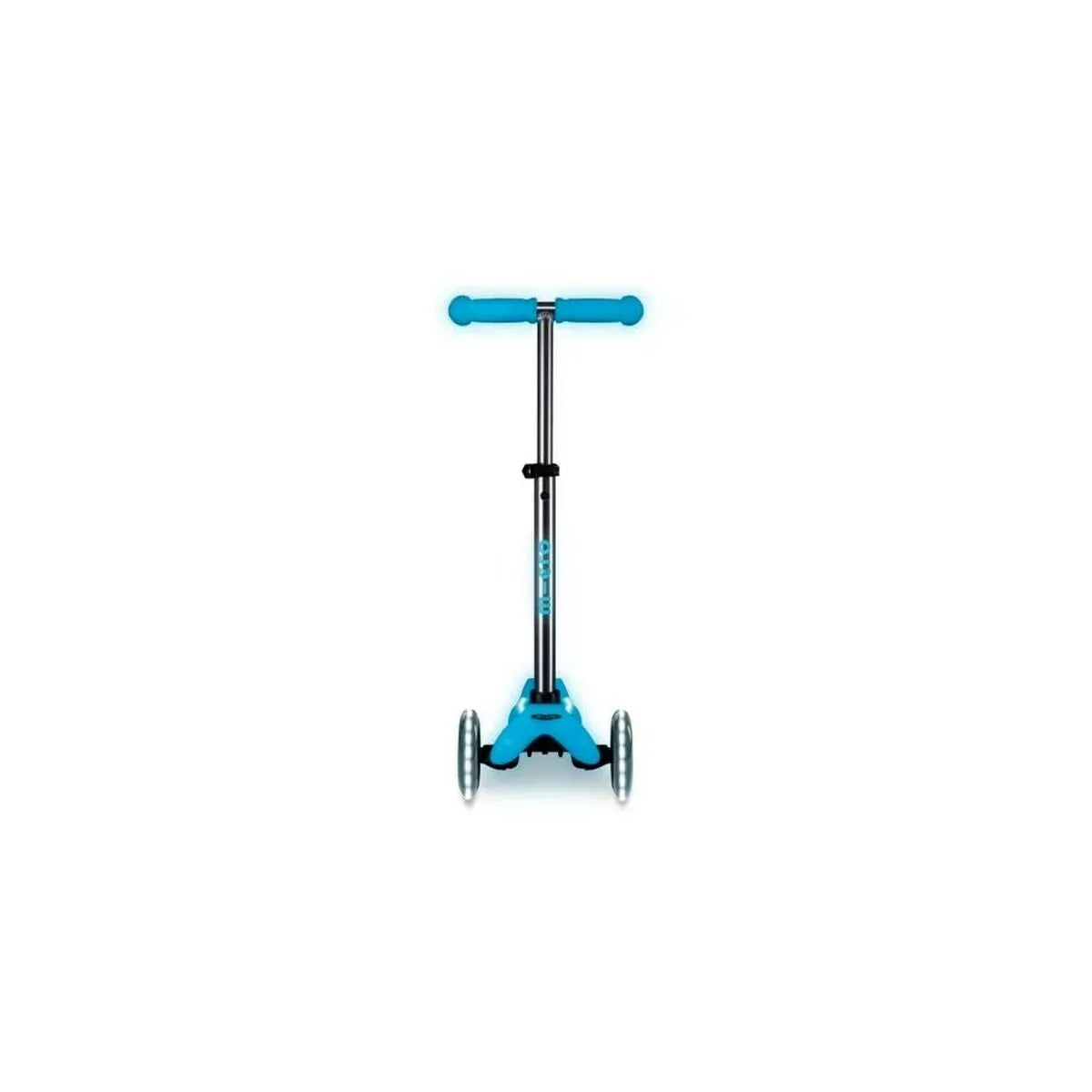 Kolobežka Scooter Micro Deluxe Glow Led Plus Zelená Sivá Tyrkysový Striebristý - športy a Outdoor Mestská