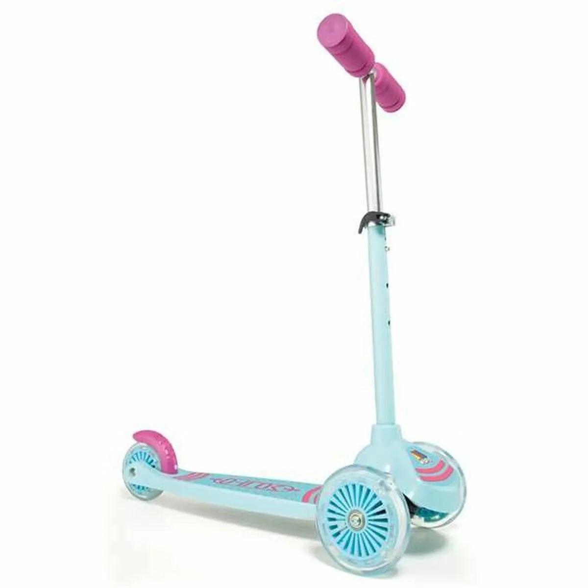 Kolobežka Scooter Moltó Maxi Ružová Svetlá (56 Cm) - športy a Outdoor Mestská Mobilita