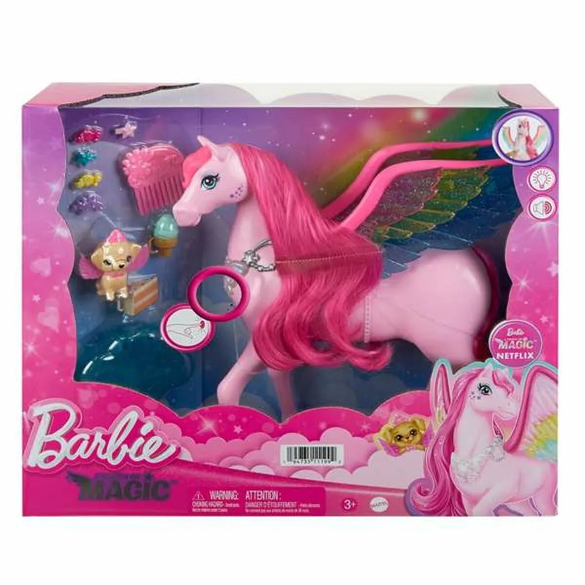 Kôň Barbie Pegasus Ružová - Hracie Sady