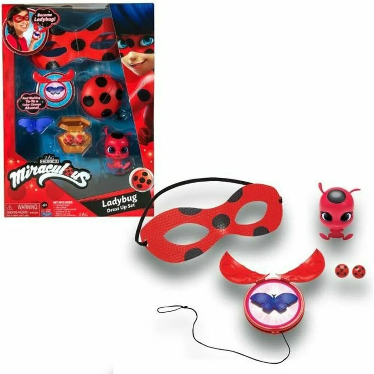 Kostým pre Deti Bandai Ladybug Transformation Costume Set - Hračky a Hry Kostýmy Príslušenstvo