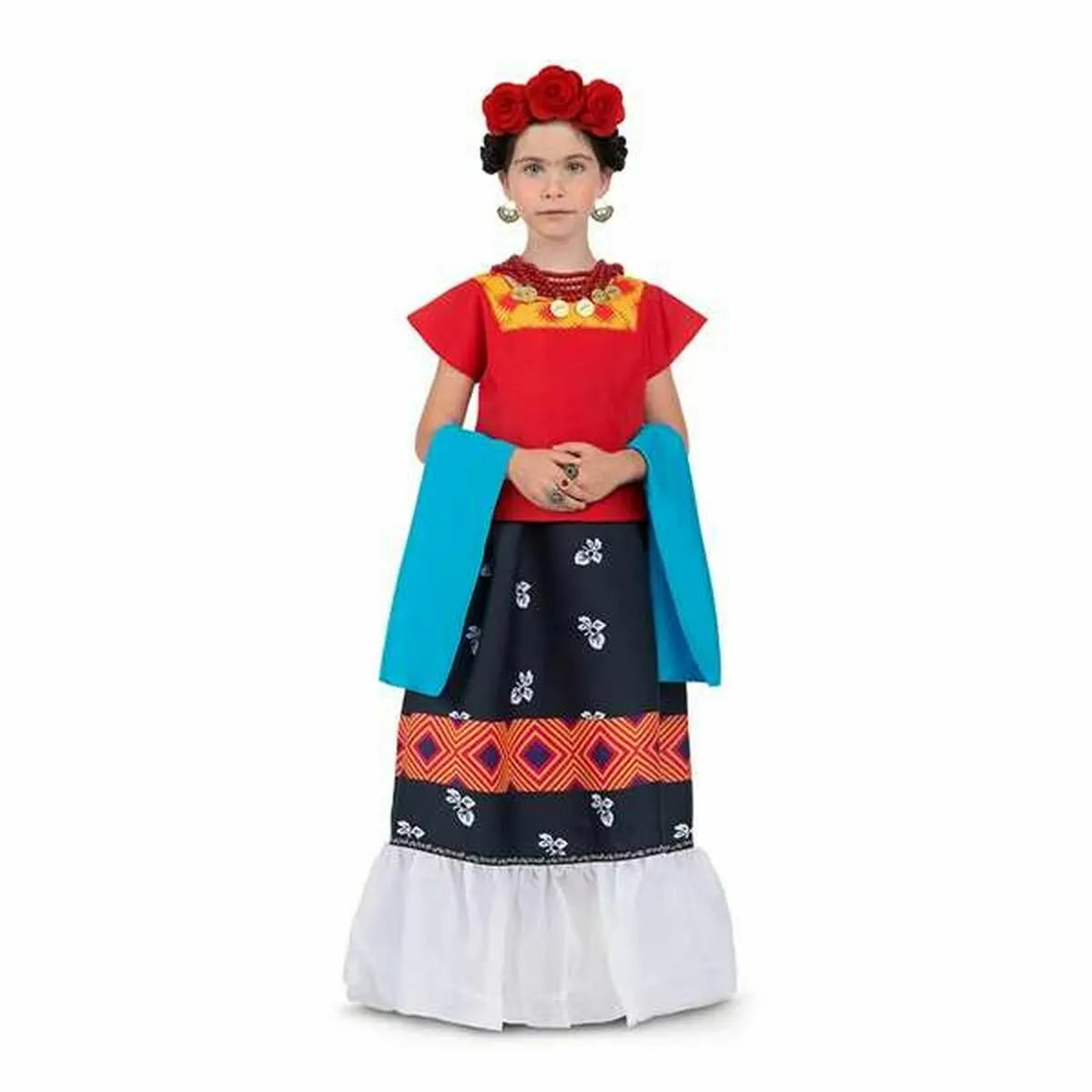 Kostým pre Deti my Other Me Frida Kahlo 4 Kusy - Kostýmy