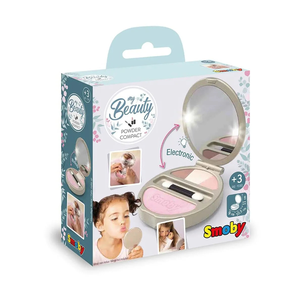 Líčidlá pre Deti Smoby my Beauty Powder Compact Sivá - Hračky a Hry Kostýmy Príslušenstvo