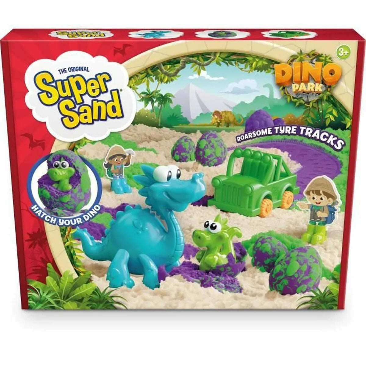 Magický Piesok Goliath Dino Park + 3 Rokov Playset - Hračky a Hry Tvorivé činnosti