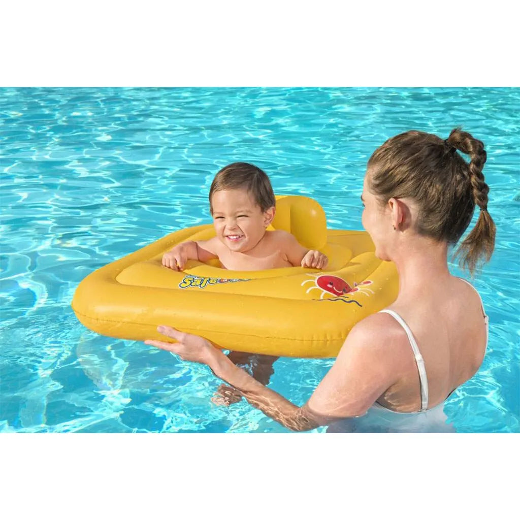 Nafukovacie Sedadlo s Operadlom Bestway Swim Safe Step a 69cm - Kruhy - Bestway