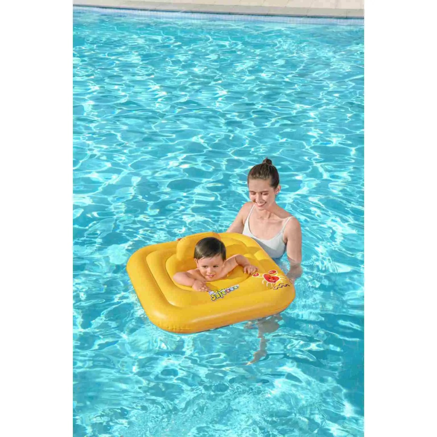 Nafukovacie Sedadlo s Operadlom Bestway Swim Safe Step a 69cm - Kruhy - Bestway