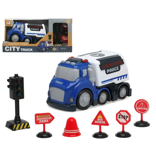 Nákladné Auto Happy Time City Police Truck - Autá - Bigbuy Fun