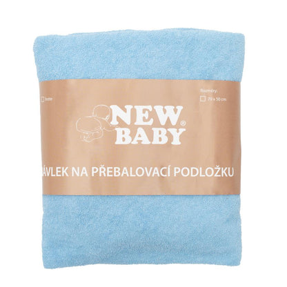 Návlek na Prebaľovaciu Podložku New Baby 50x70 Modrý - Prebaľovacie Podložky Návleky - New Baby