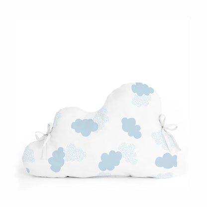 Ochrana Detskej Postieľky Happyfriday Basic Kids Clouds Modrá 60 x 40 Cm - Dieťa Spálňa