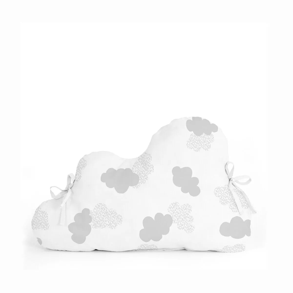 Ochrana Detskej Postieľky Happyfriday Basic Kids Clouds Sivá 60 x 40 Cm - Mantinely