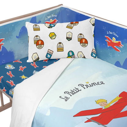 Ochrana Detskej Postieľky Happyfriday Le Petit Prince Son Avion Viacfarebná 210 x 40 Cm - Dieťa Spálňa