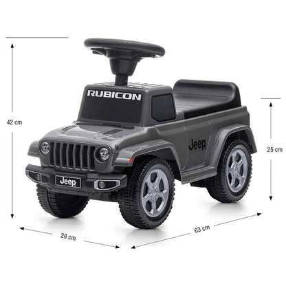 Odrážadlo Jeep Rubicon Gladiator Milly Mally šedé - Odrážadlá - Milly Mally