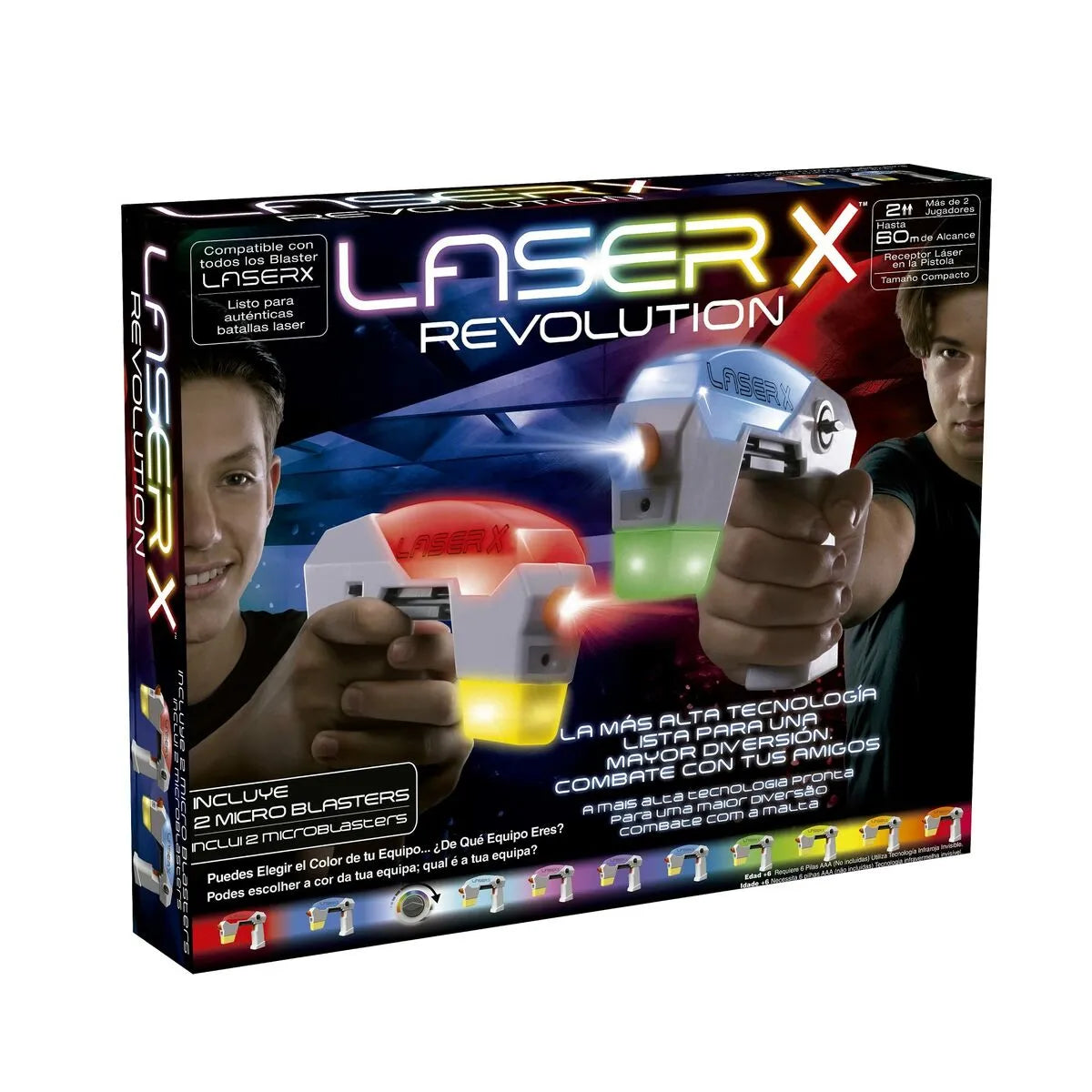 Pištoľ Bizak Laser x Revolution Micro B2 Blasters - Hračky a Hry Kostýmy Príslušenstvo