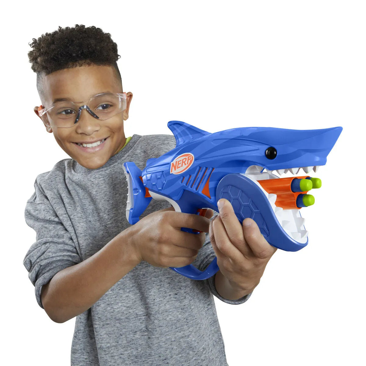 Pištoľ na Penovými Nábojmi Hasbro Nerf Sharkfire 23 x 40 Cm - Hračky a Hry Kostýmy Príslušenstvo