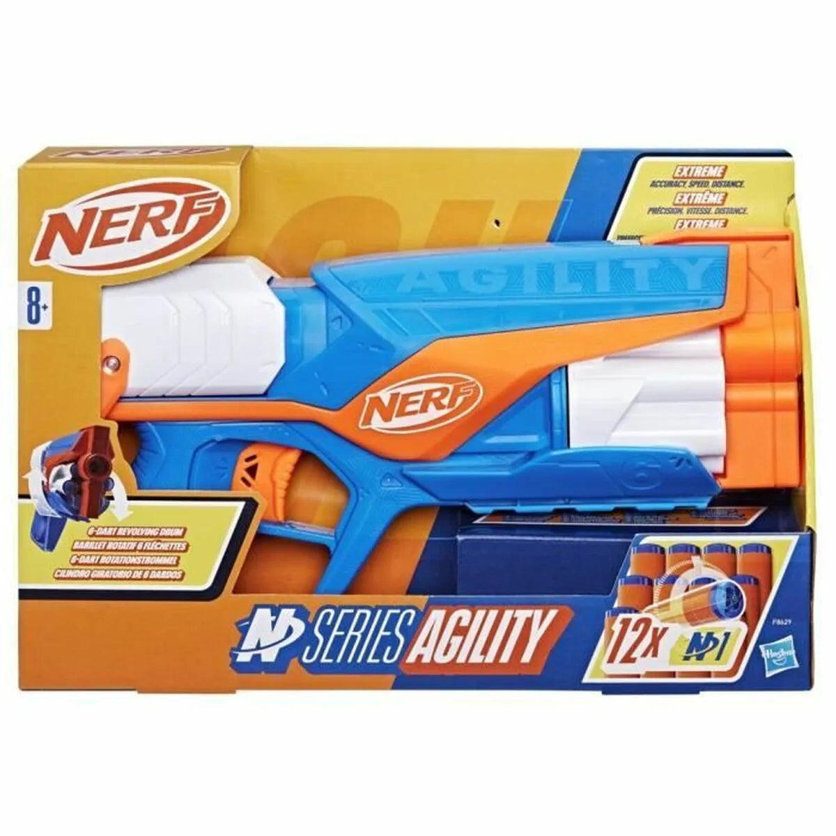 Pištoľ na Penovými Nábojmi Nerf Agility n Series - Hračky a Hry Outdoor športy