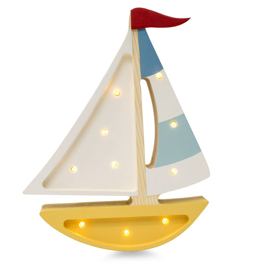 Plachetnica lampa - Little Lights - Drevené lampy - KiiDS.SHOP