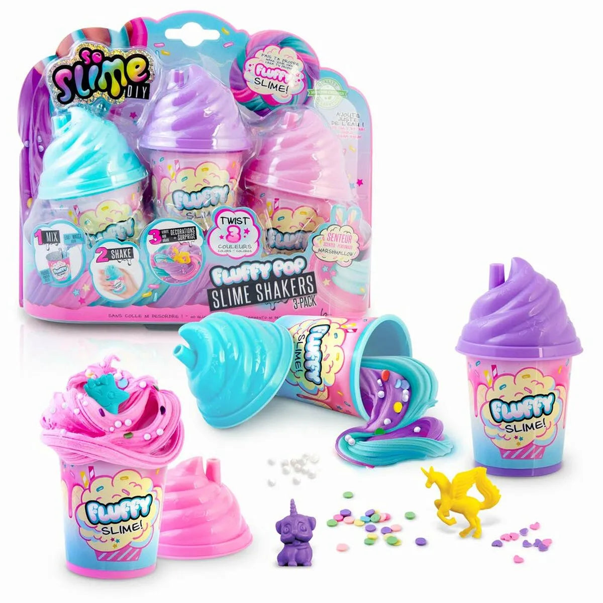 Plastelínová Hra Canal Toys Fluffy Slime Kit - Modelovacie Hmoty