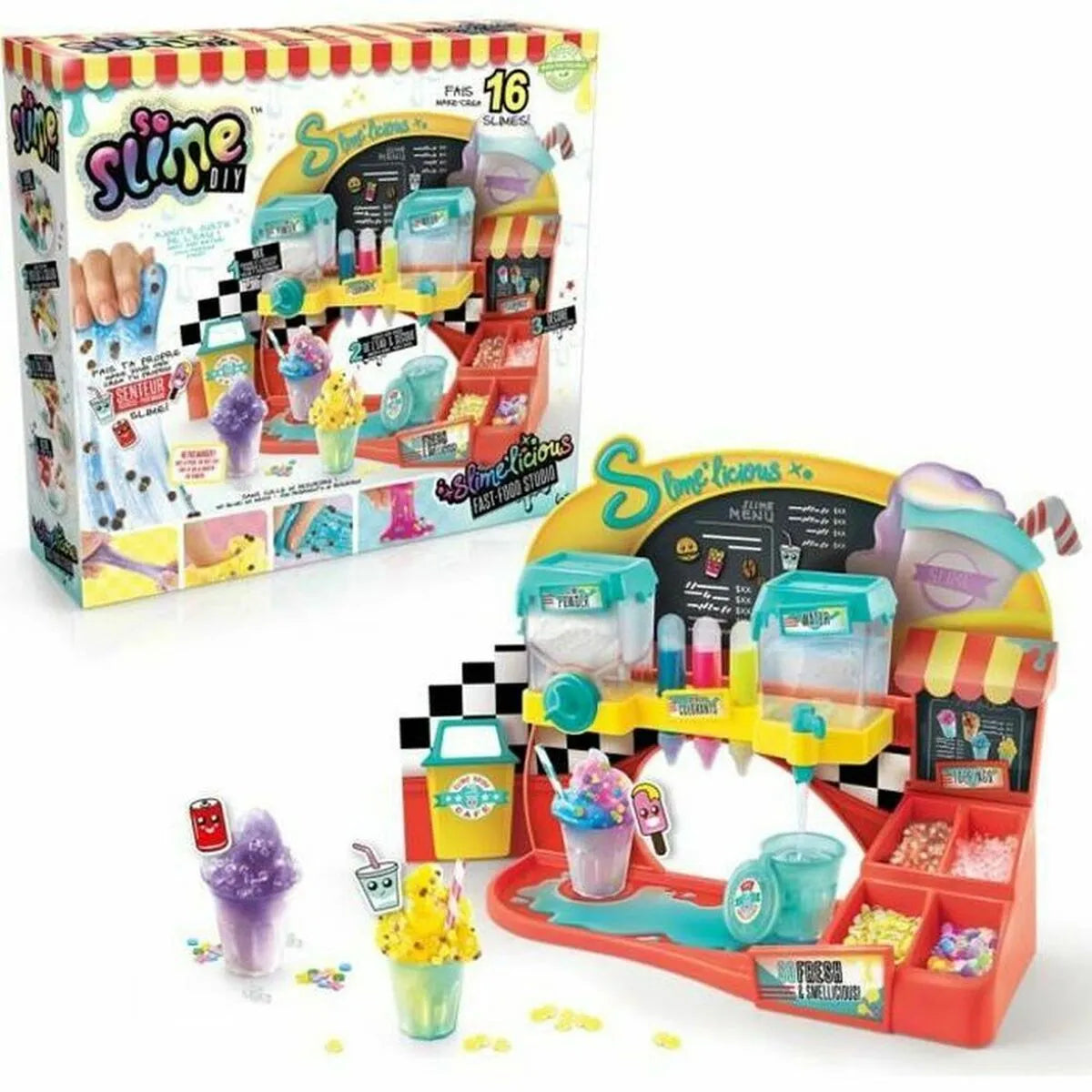 Plastelínová Hra Canal Toys Slimelicious Factory - Fast Food Slime Maker! - Modelovacie Hmoty