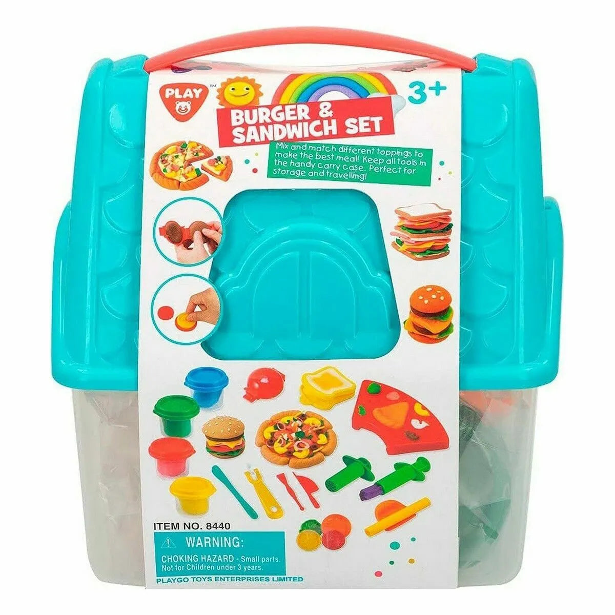 Plastelínová Hra Colorbaby Burger & Sandwich Viacfarebná (19 Kusy) - Modelovacie Hmoty - Playgo