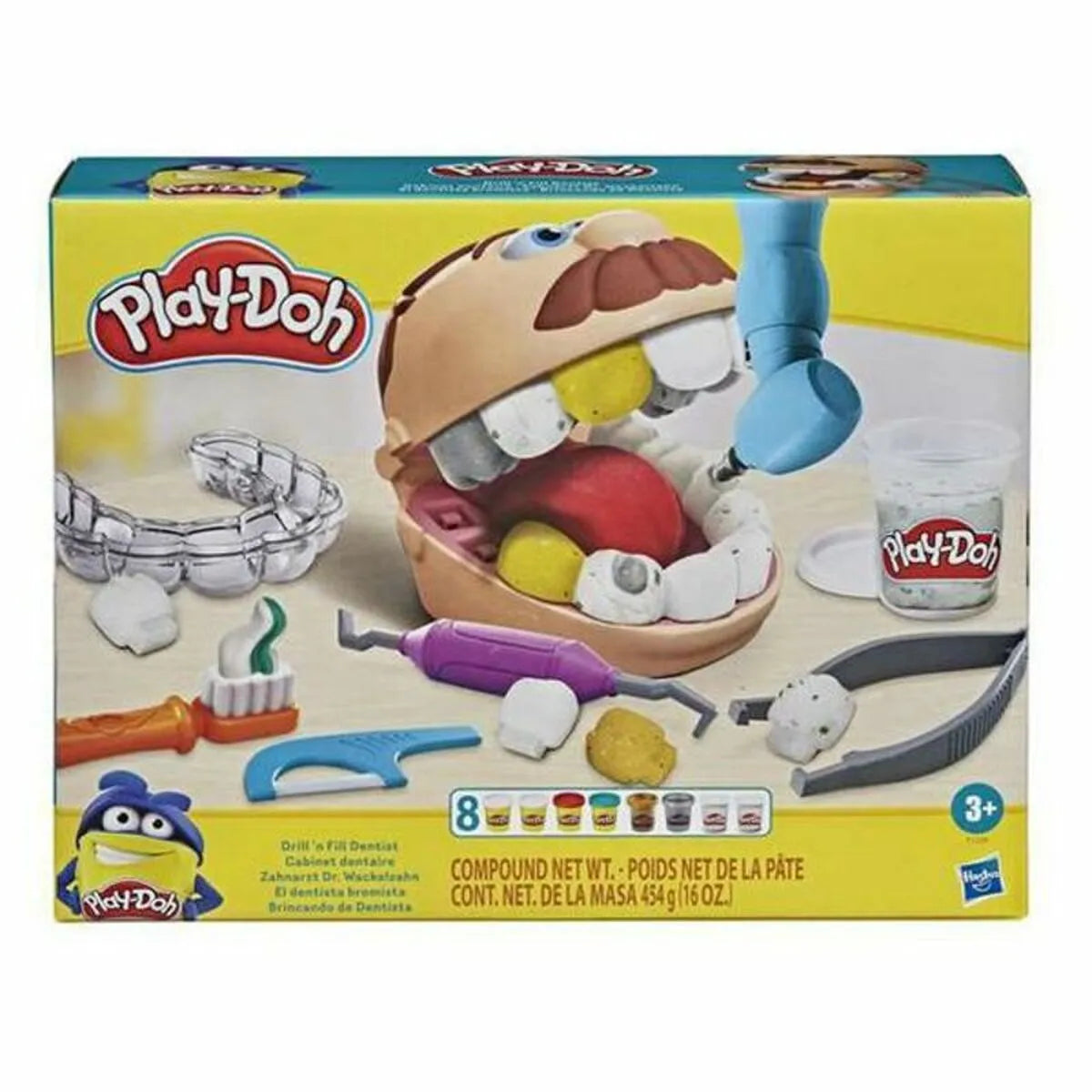 Plastelínová Hra Hasbro 8 Botes Dentista - Modelovacie Hmoty - Play-doh