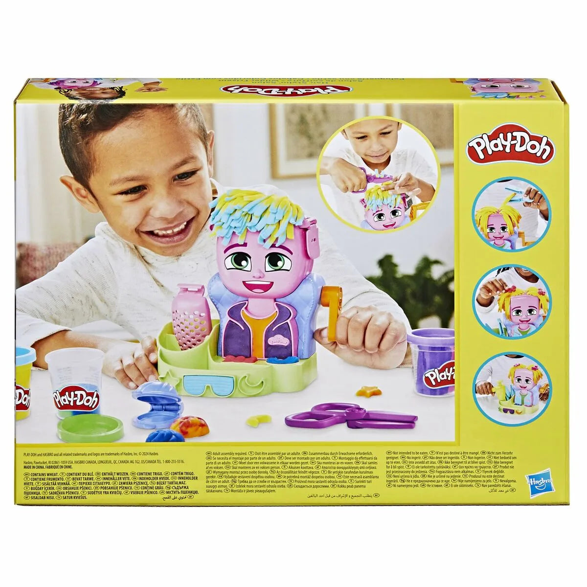 Plastelínová Hra Hasbro Playdoh Doplnky 6 Dóz Kaderníctvo - Hračky a Hry Tvorivé činnosti