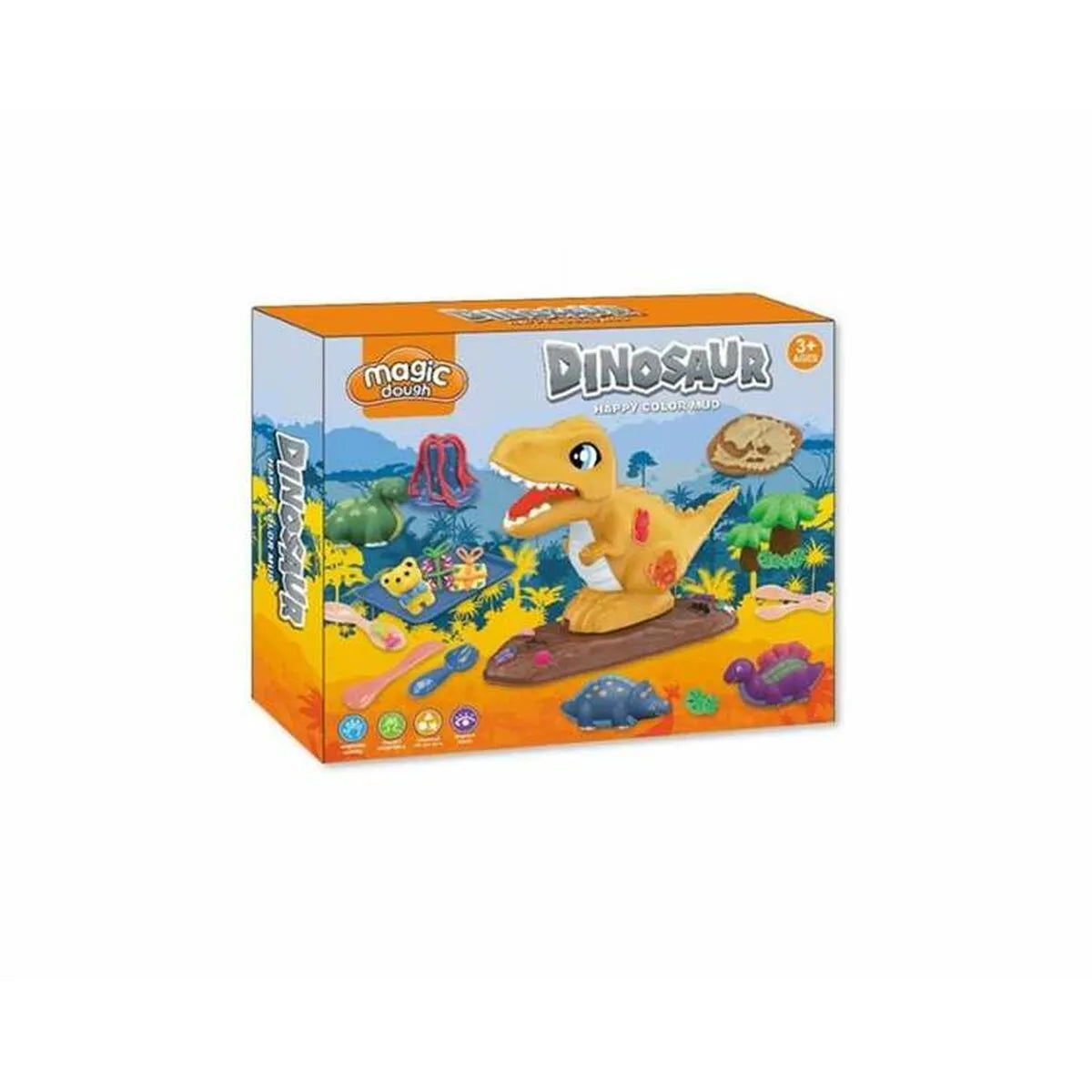 Plastelínová Hra Magic Dough Dinosaurus - Modelovacie Hmoty - Bb