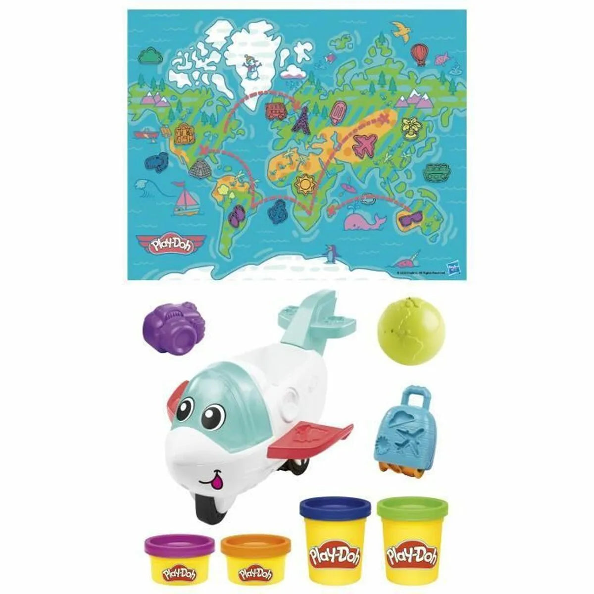 Plastelínová Hra Play-doh Airplane Explorer Starter Playset - Modelovacie Hmoty