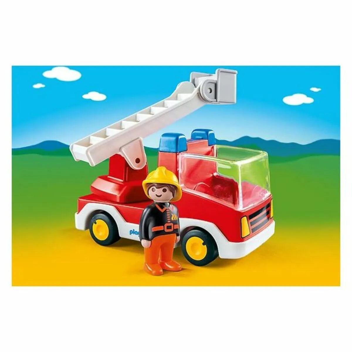 Playset 1.2.3 Fire Truck Playmobil 6967 - Hracie Sady