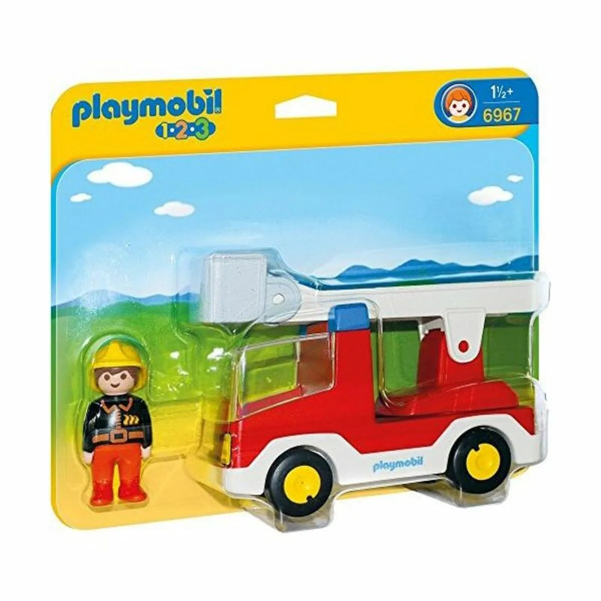 Playset 1.2.3 Fire Truck Playmobil 6967 - Hracie Sady