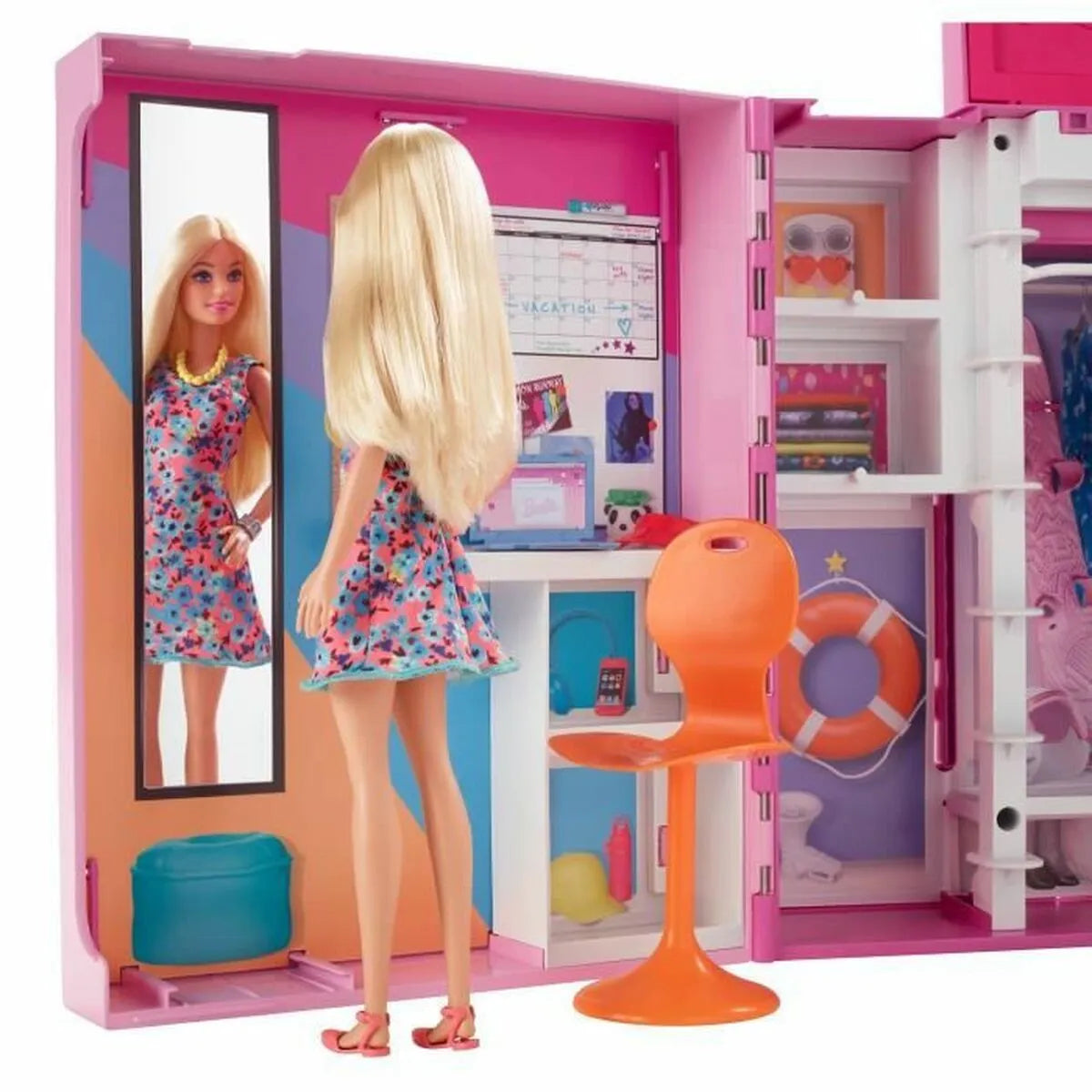 Playset Barbie And Her Mega Dressing - Hračky a Hry Bábiky Doplnky