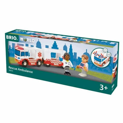 Playset Brio Rescue Ambulance 4 Kusy - Hračky a Hry Bábiky Postavičky