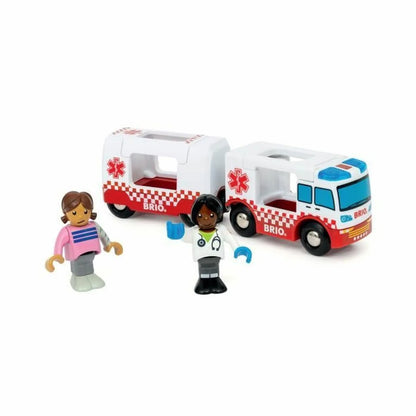 Playset Brio Rescue Ambulance 4 Kusy - Hračky a Hry Bábiky Postavičky