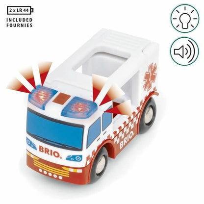 Playset Brio Rescue Ambulance 4 Kusy - Hračky a Hry Bábiky Postavičky