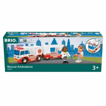 Playset Brio Rescue Ambulance 4 Kusy - Hračky a Hry Bábiky Postavičky