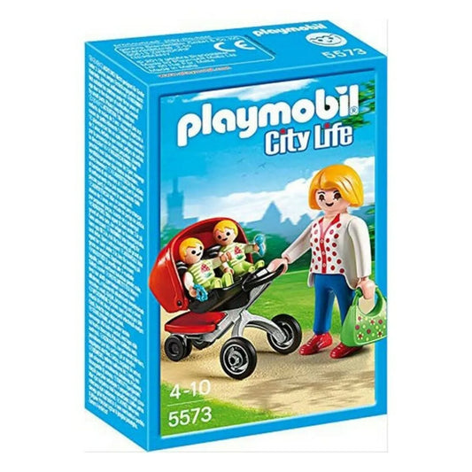 Playset City Life Mama With Twin Cart Playmobil 5573 - Hračky a Hry Bábiky Doplnky