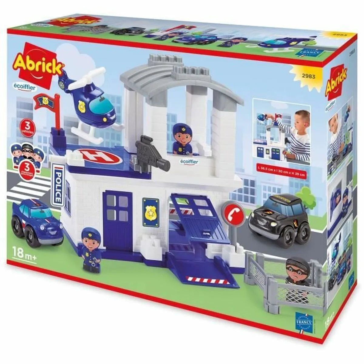 Playset Ecoiffier Police Station - Hračky a Hry Bábiky Postavičky