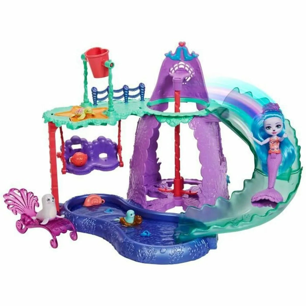 Playset Enchantimals Mermaid Water Park - Hračky a Hry Bábiky Postavičky