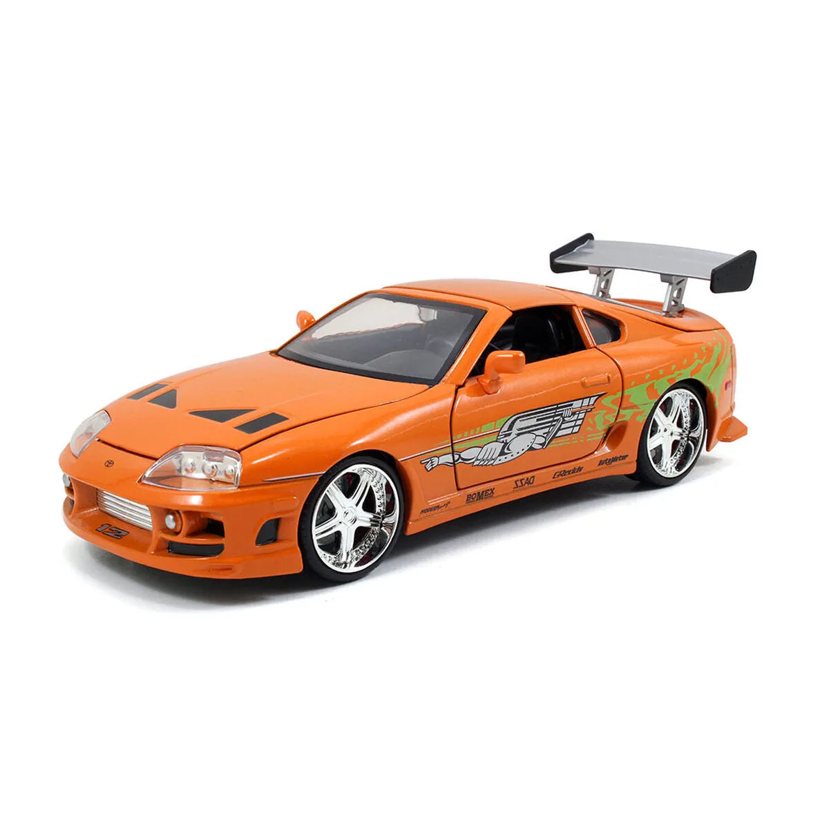 Playset Fast & Furious Brian Toyota Supra 2 Kusy - Autá