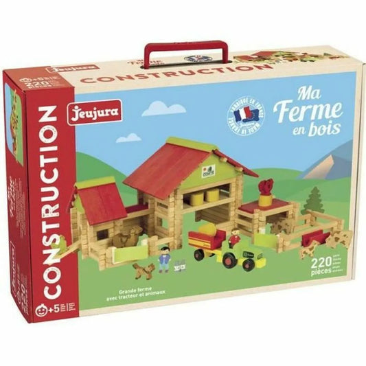 Playset Jeujura Large Farm (220 Kusy) - Hračky a Hry Bábiky Postavičky