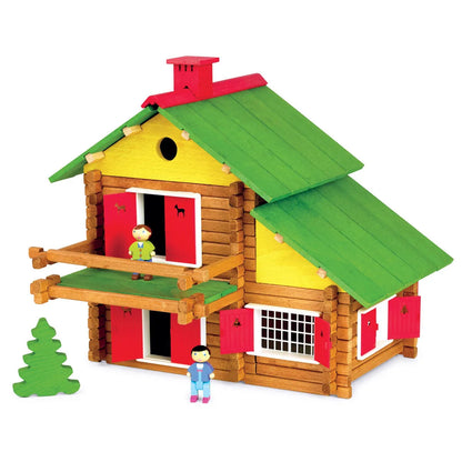 Playset Jeujura my Wooden Chalet (175 Kusy) - Hracie Sady