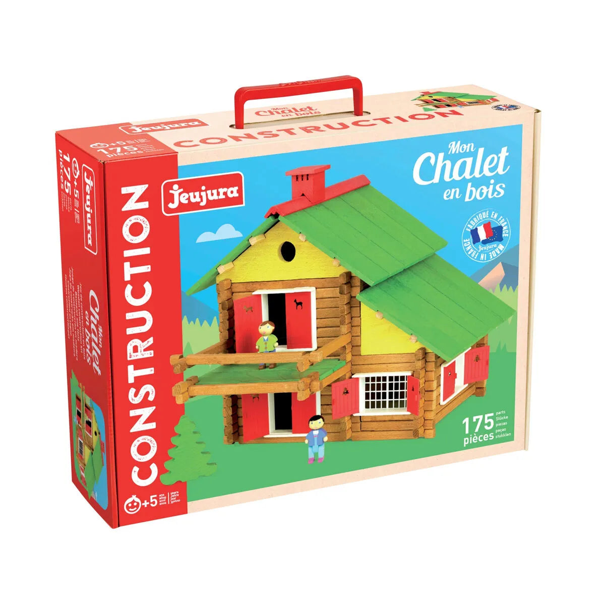 Playset Jeujura my Wooden Chalet (175 Kusy) - Hracie Sady