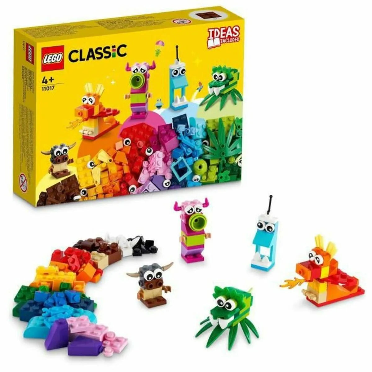 Playset Lego 11017 Classic Creative Monsters Viacfarebná + 4 Rokov