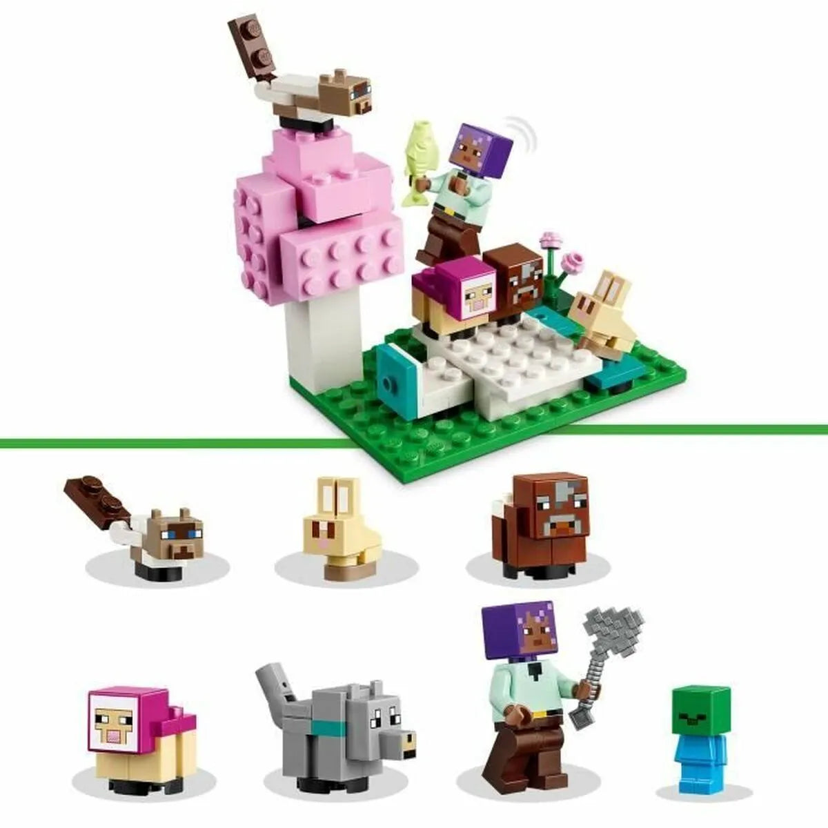 Playset Lego 21253 Minecraft The Animal Sanctuary