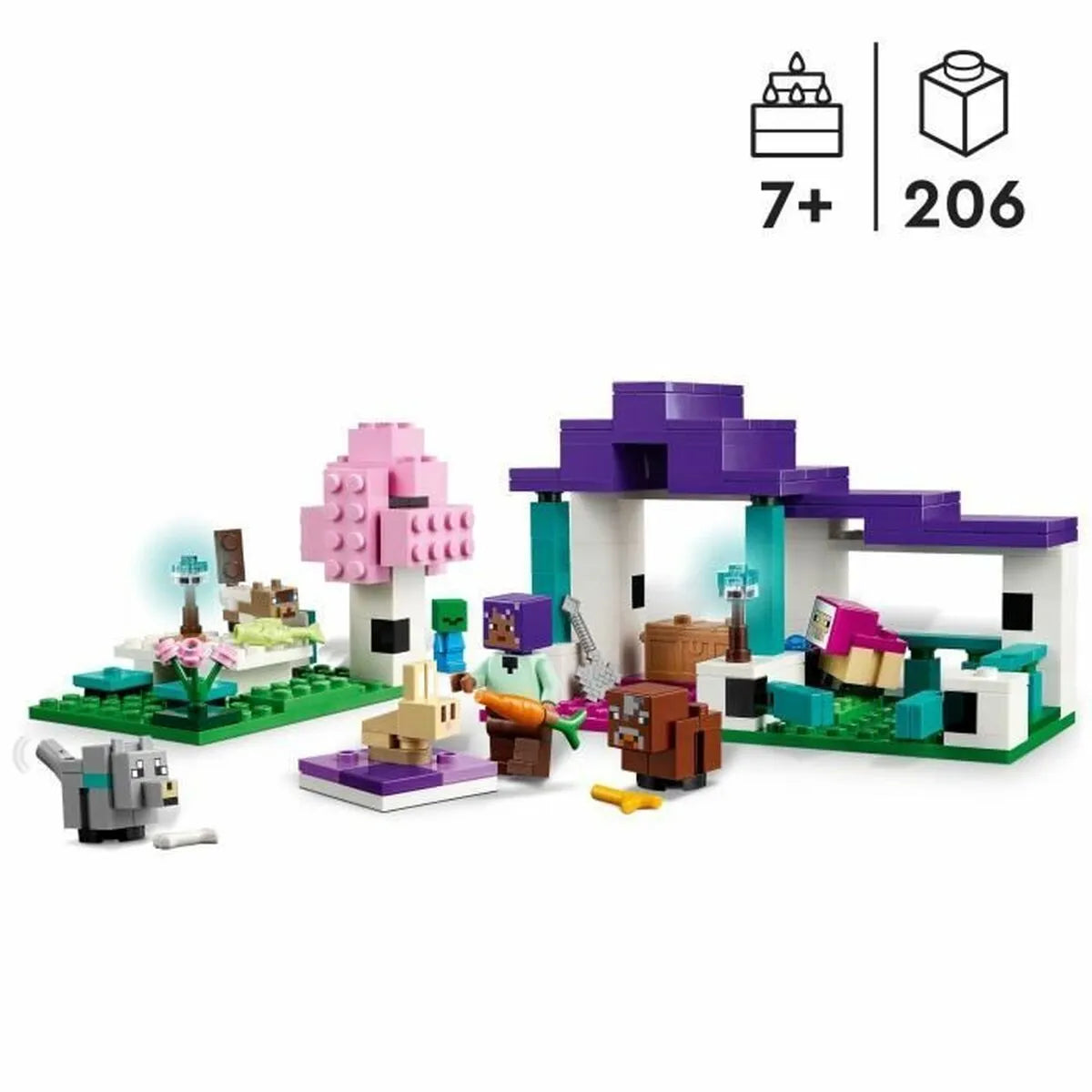 Playset Lego 21253 Minecraft The Animal Sanctuary