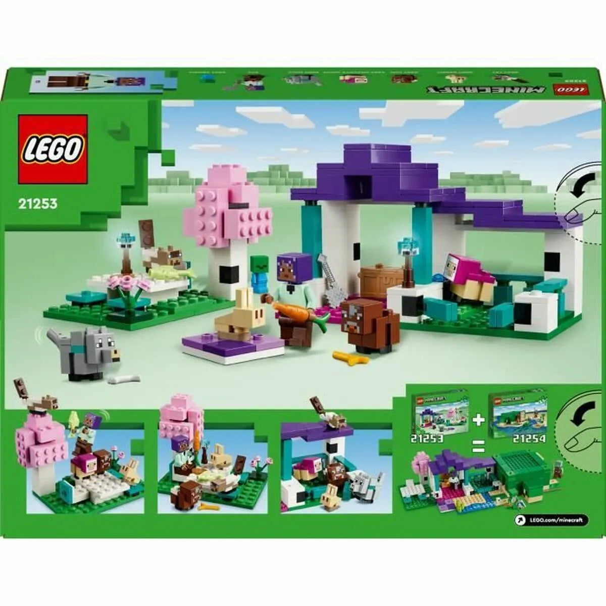 Playset Lego 21253 Minecraft The Animal Sanctuary