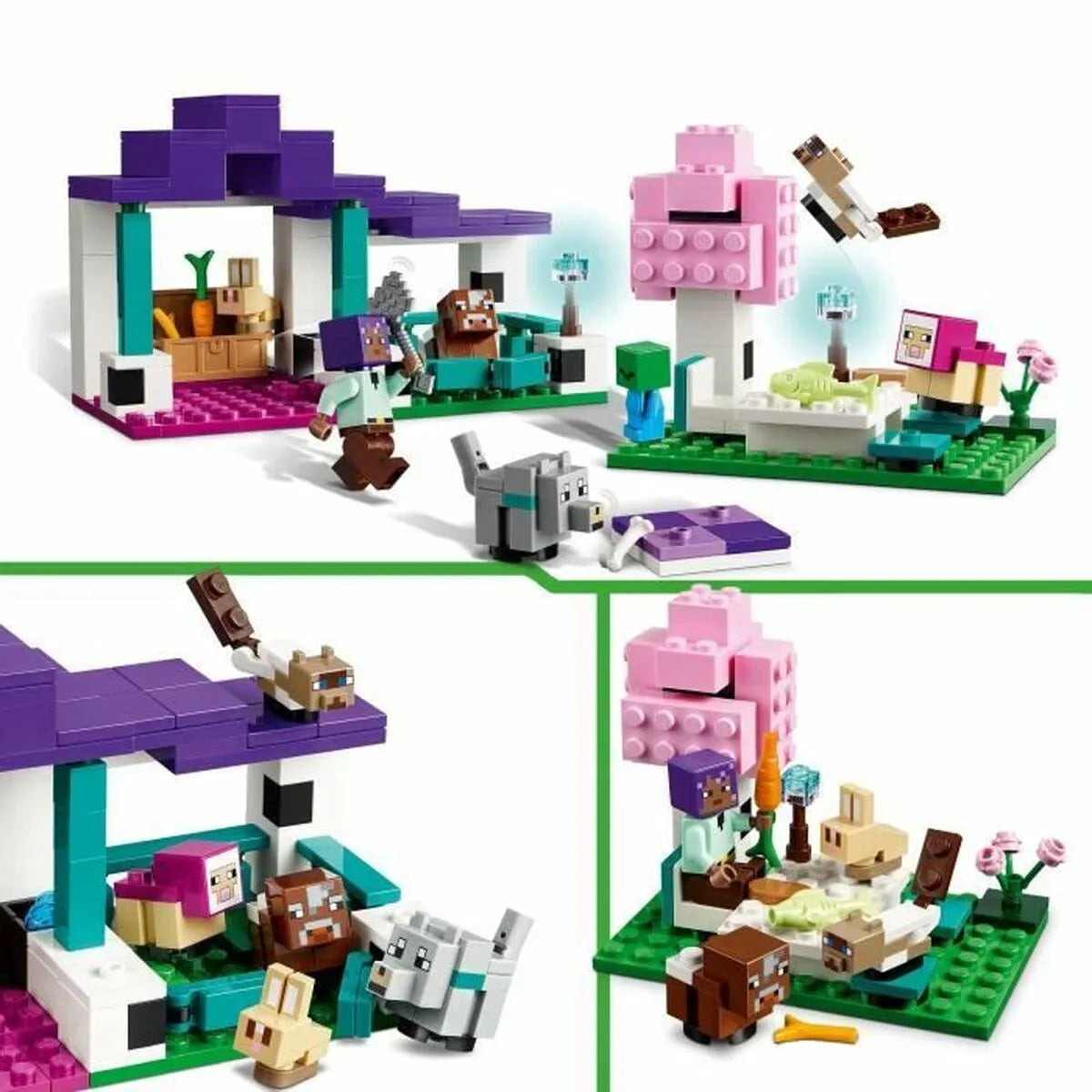 Playset Lego 21253 Minecraft The Animal Sanctuary