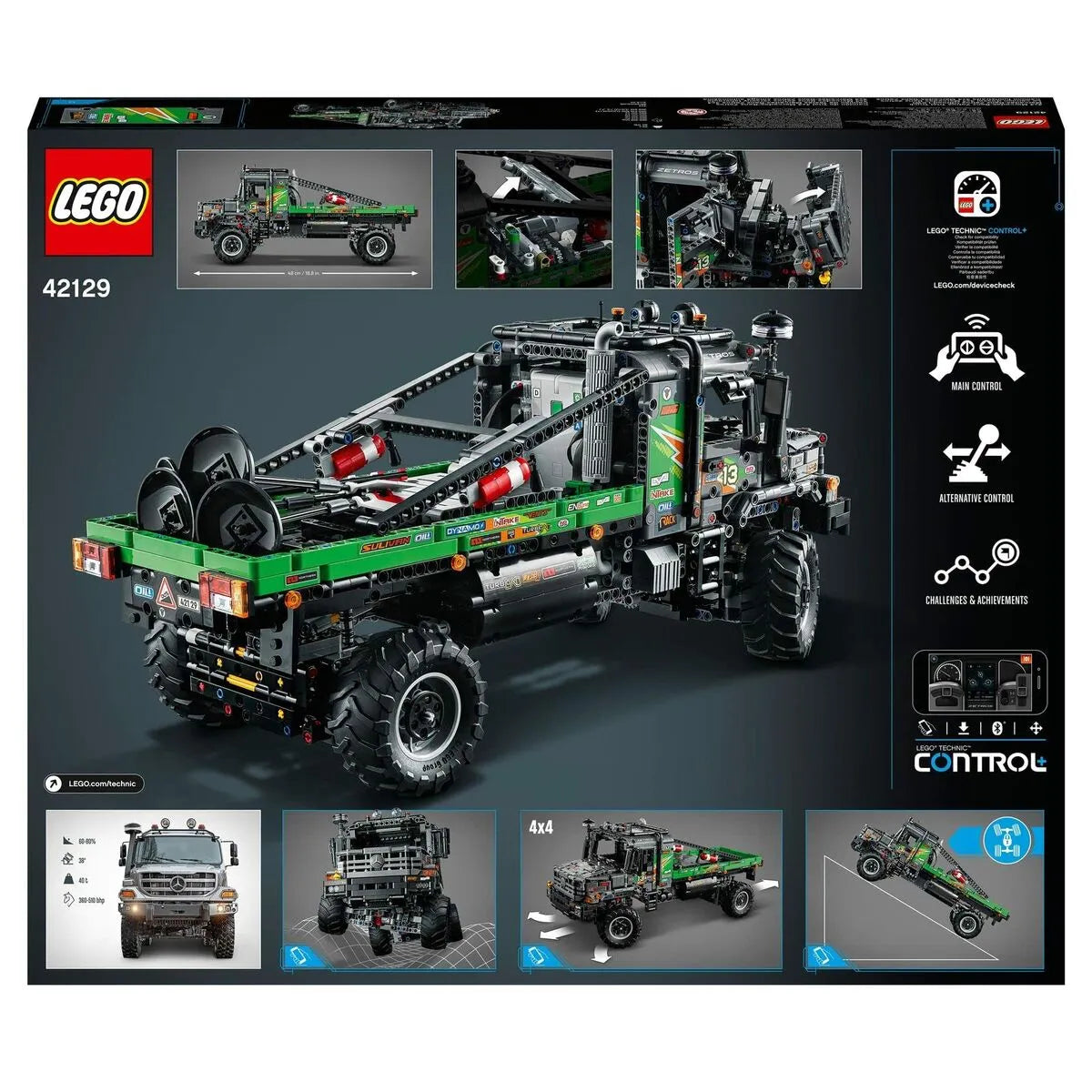 Playset Lego 42129 Technic Mercedes-benz Zetros 4x4 - Hračky a Hry Bábiky Postavičky