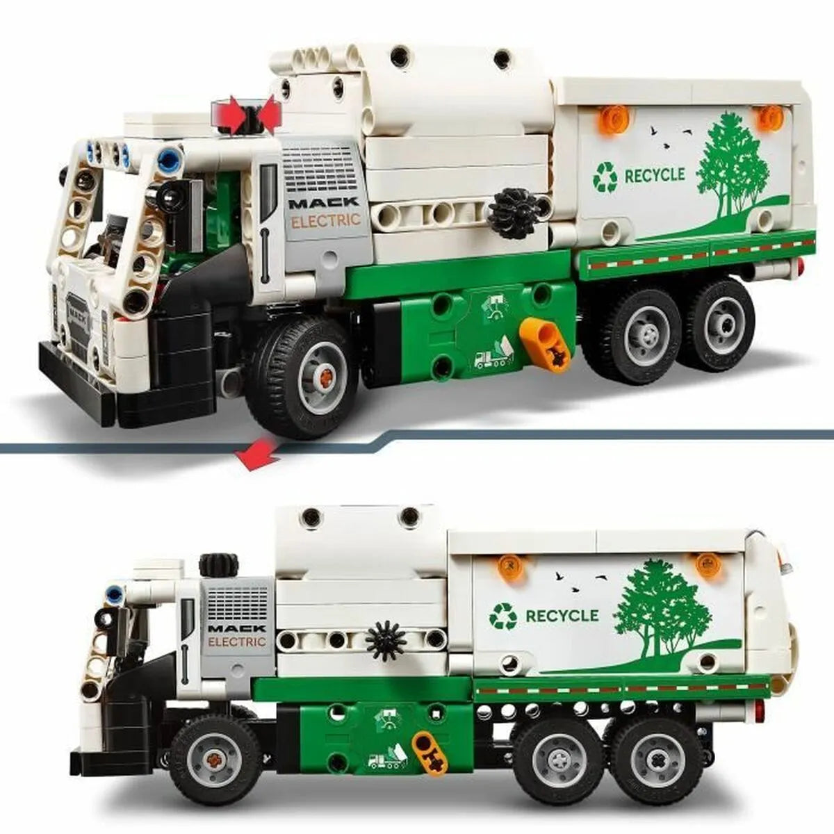 Playset Lego 42167 Mack Lr Electric Garbage Truck - Hračky a Hry Bábiky Postavičky