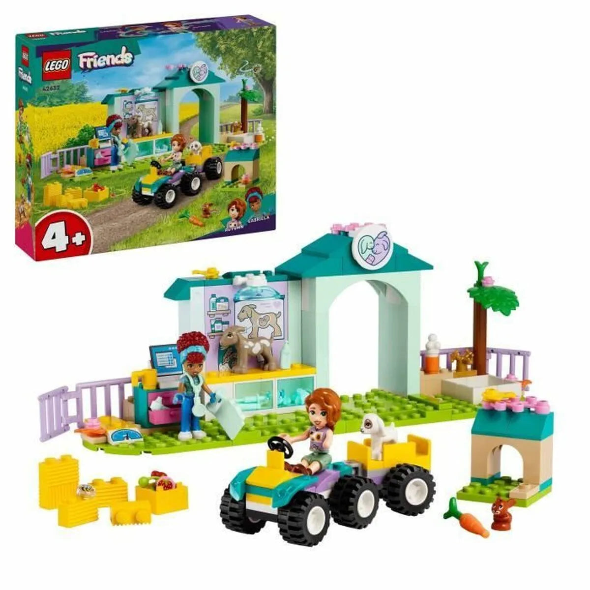 Playset Lego 42632 Friends Farm Animal Veterinary Clinic - Hračky a Hry Bábiky Postavičky